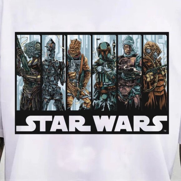 Star Wars Bounty Hunters' Guild Graphic Unisex T-Shirt 250 - Picture 2 of 5